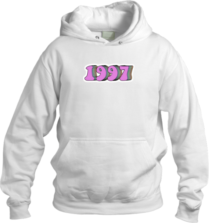 age Oversize Hoodie White 1997