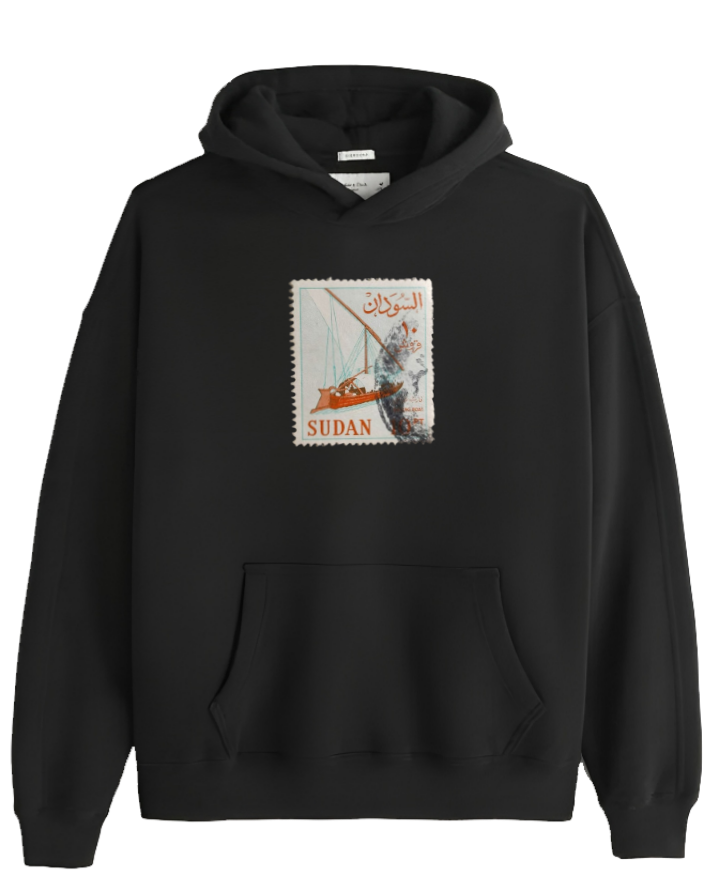Sudan Oversize Hoodie Black 13