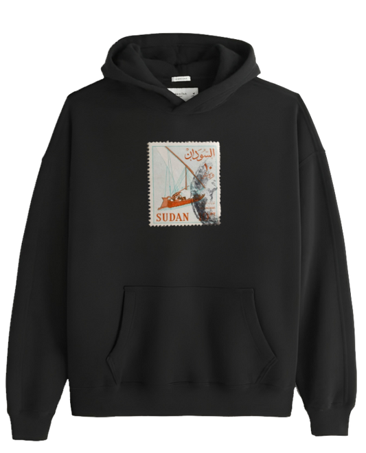 Sudan Oversize Hoodie Black 13