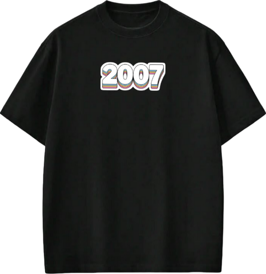age t- shirt Black 2007