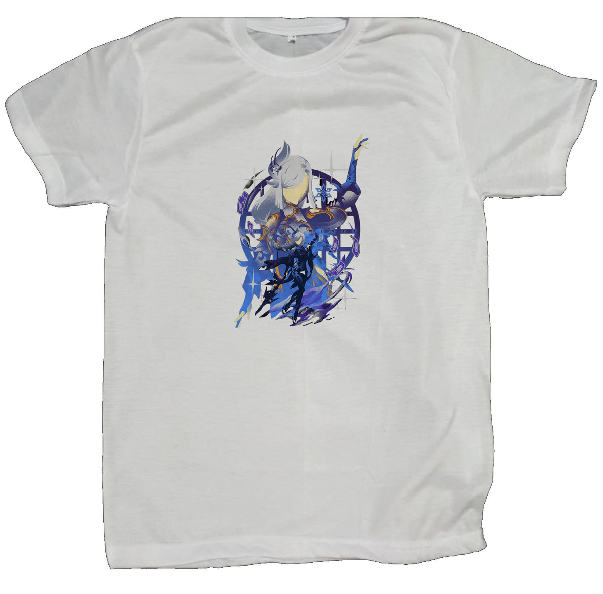 Genshin Impact t-shirt fit White 13