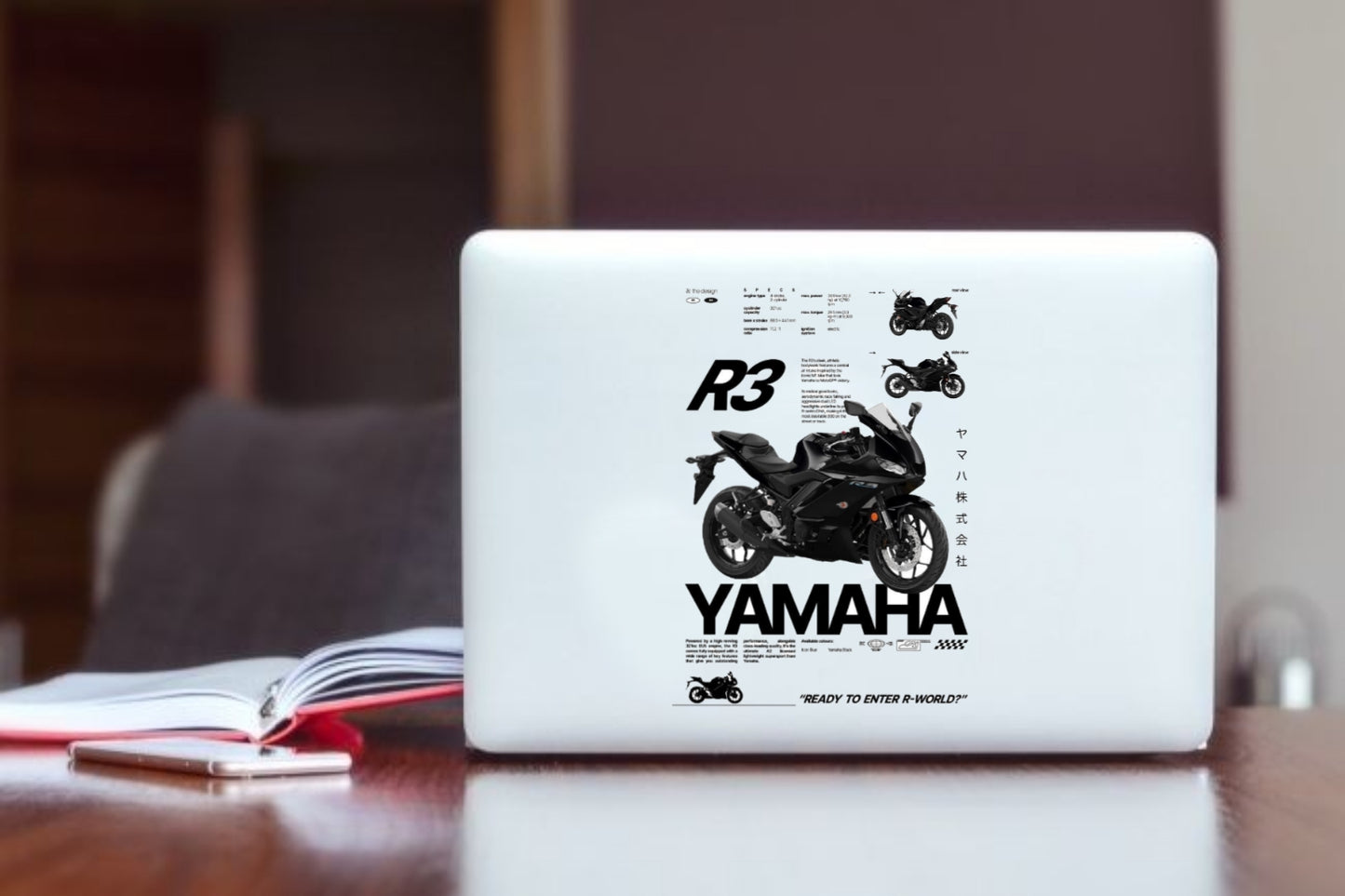 MOTOR CYCLE Laptop Sticker 13