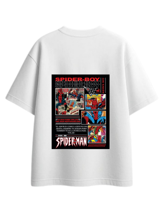 Spiderman t- shirt One Size White Back 13