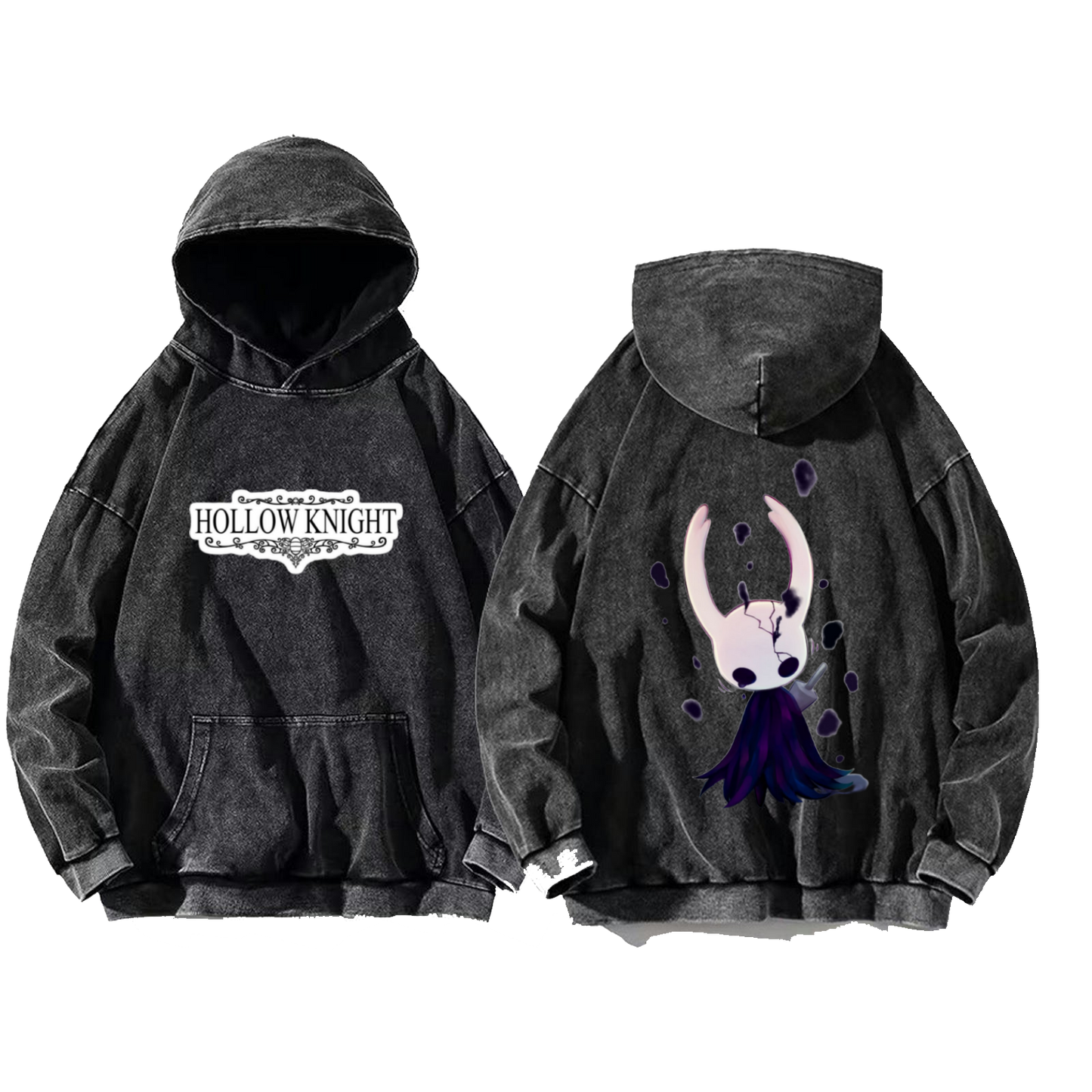 Hollow Knight One Size hoodie Washed Back 13