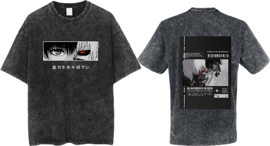 Tokyo ghoul t- shirt One Size Washed Back 13