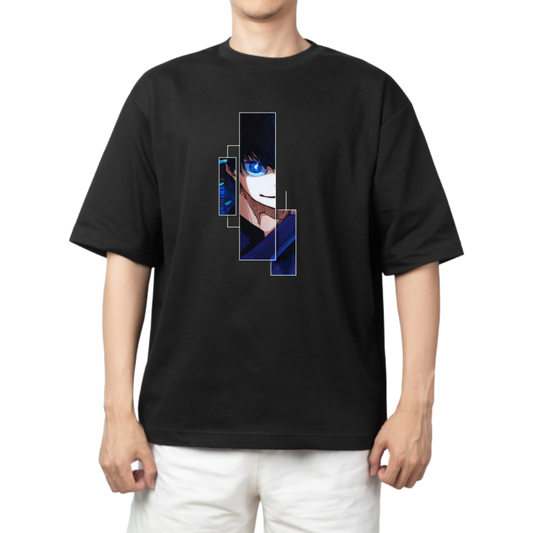 blue lock t- shirt One Size Black 30