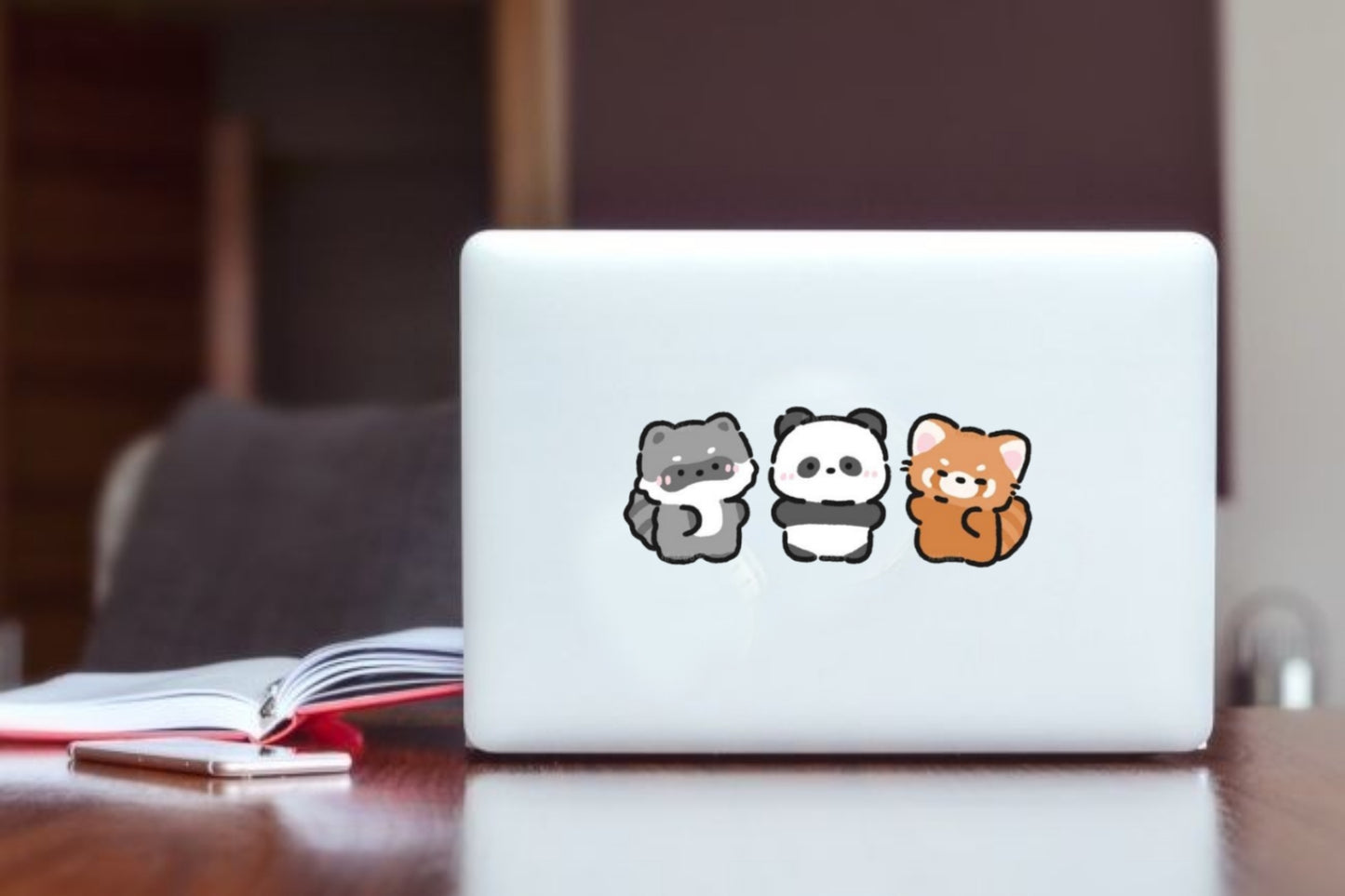 panda Laptop Sticker 13
