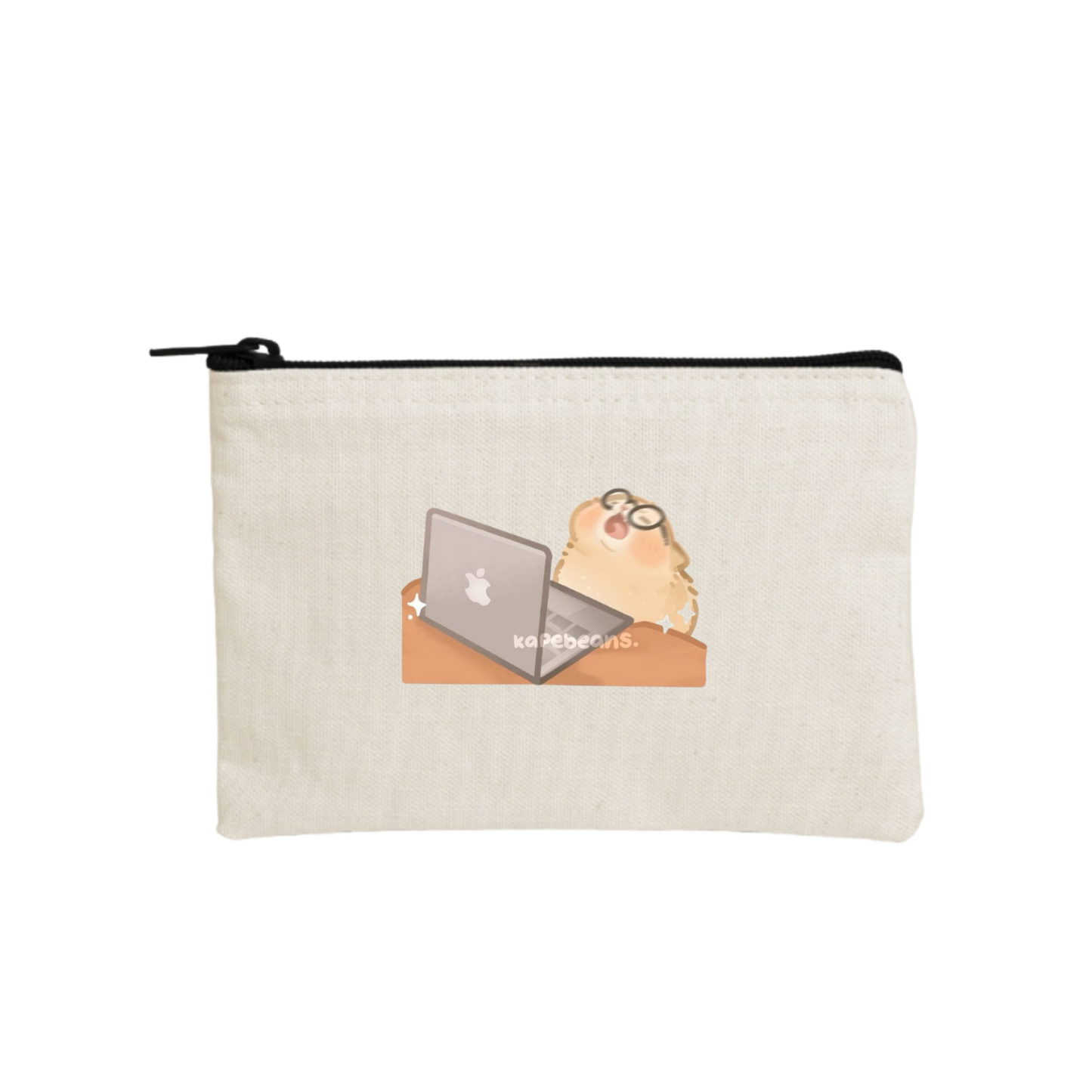 cat wallet pencil case Beige 13