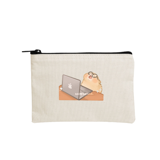 cat wallet pencil case Beige 13