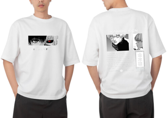 Tokyo ghoul t- shirt One Size White Back 13