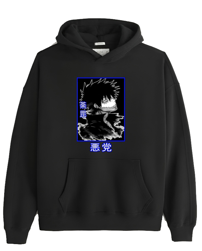 Boku no hero academy bnha One Size hoodie Black 13
