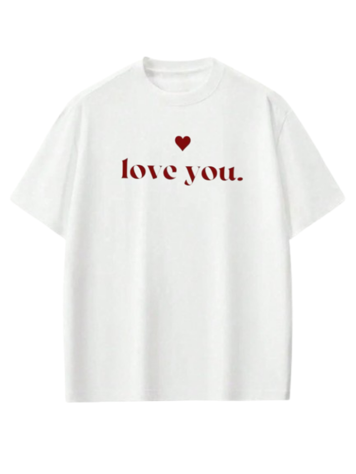 VaIentine coupIe t- shirt White 13