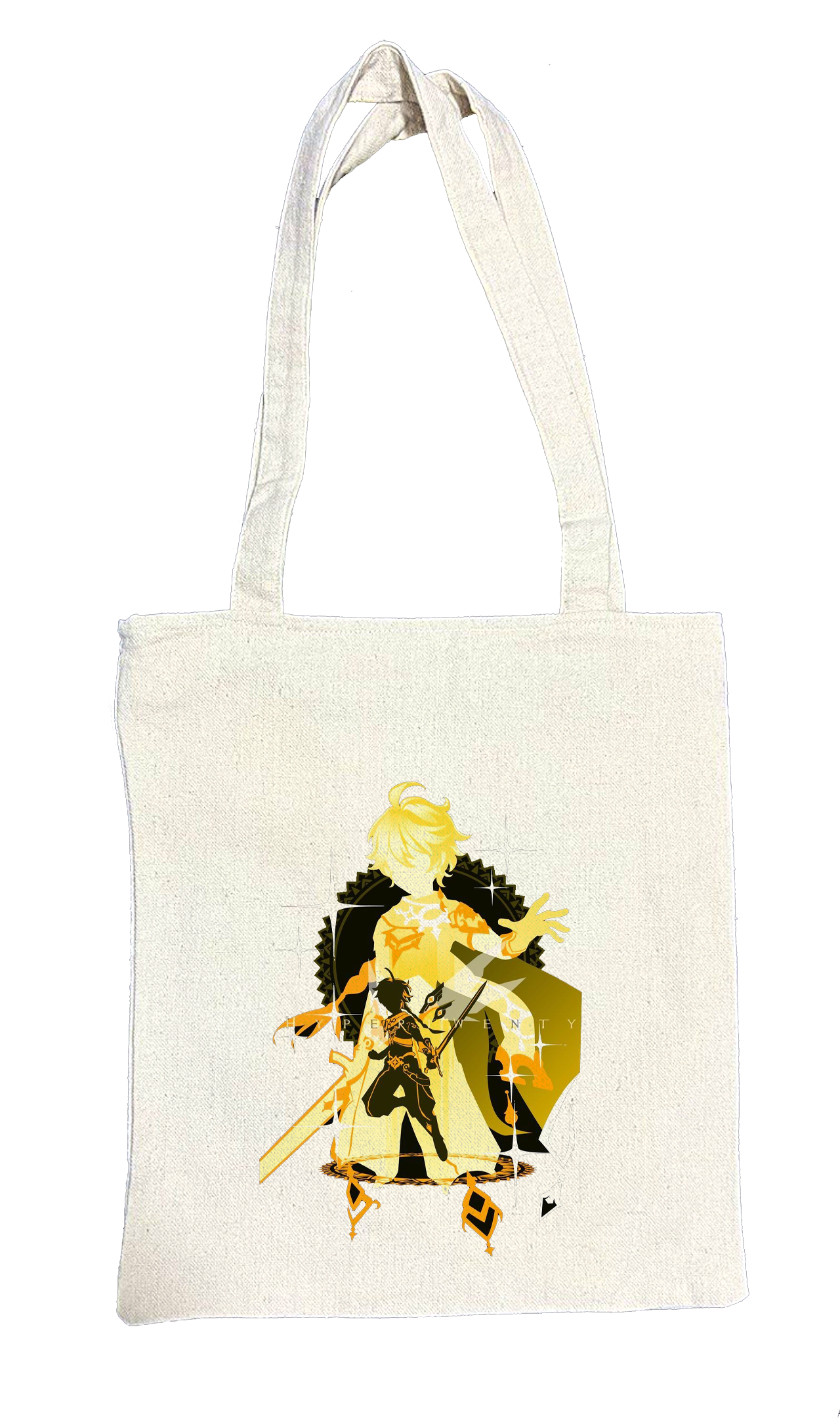 genshin impact Aether tote bag beige 13