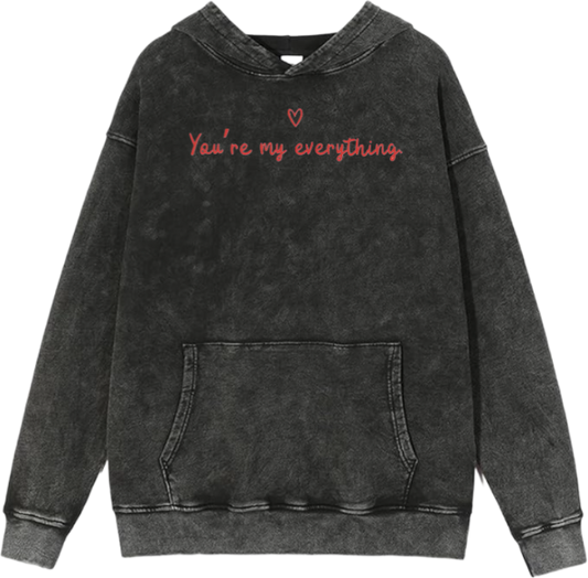 VaIentine coupIe Oversize  Hoodie Washed gray 13