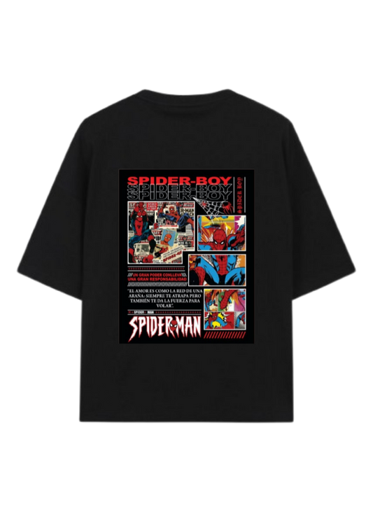 Spiderman t- shirt One Size Black Back 13