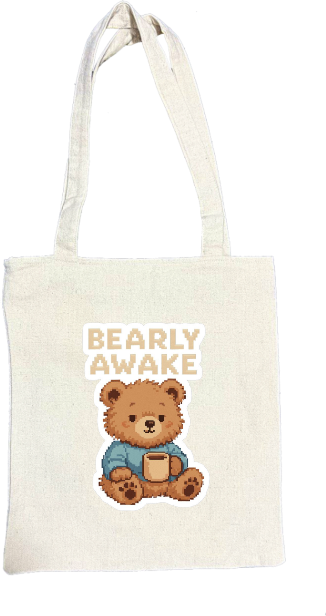 bear tote bag Beige 13