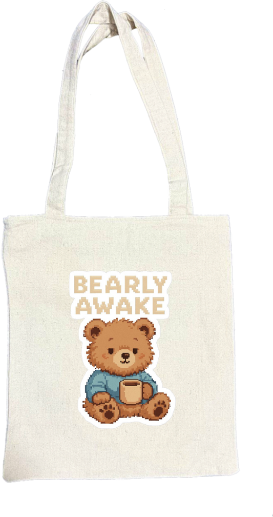 bear tote bag Beige 13