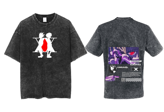 Hunter × Hunter t- shirt One Size Washed Back 13