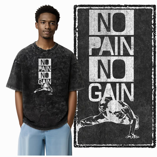 Go Hard Or Go Home Workout Gym T-Shirt Washed Oversized for Men Women, Vintage Fitness Bodybuilding Graphic Tee, Casual Short Sleeve Charcoal Top 13