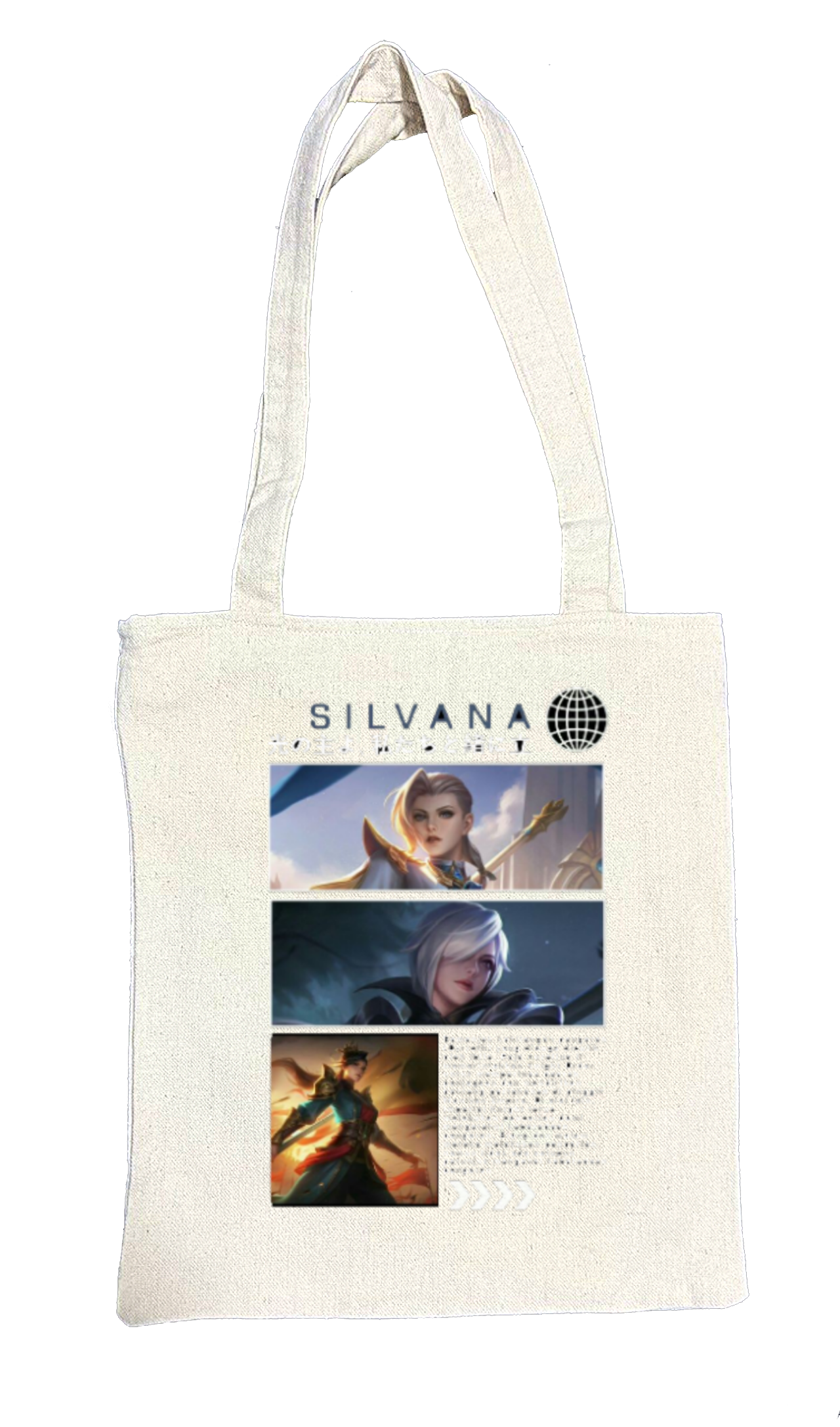 Mobile Legends Bang Bang tote bag beige 13