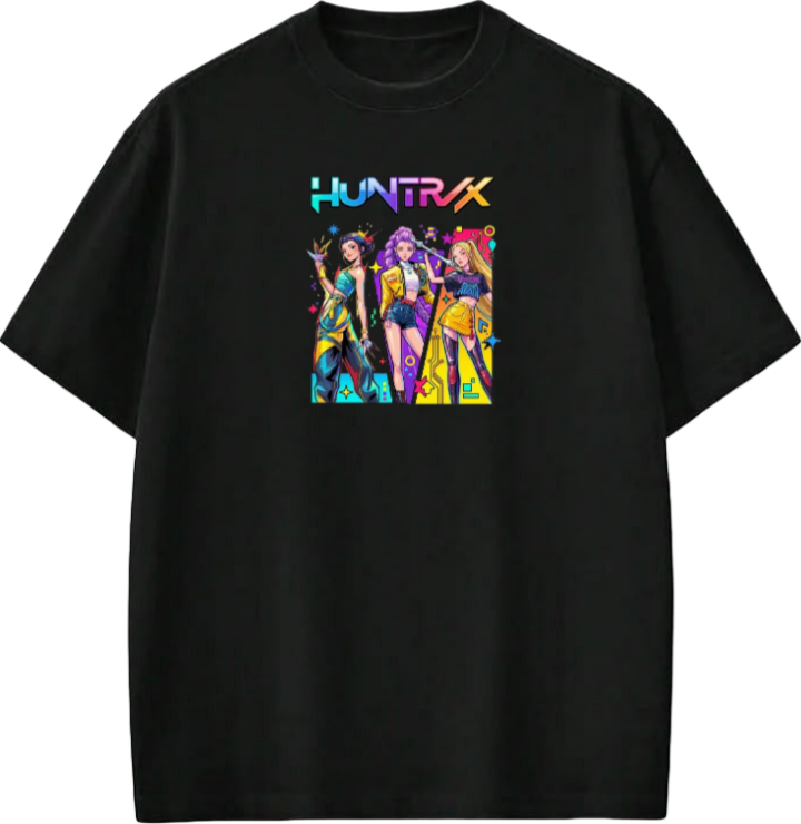 Hunterix kpop  t- shirt Black 13
