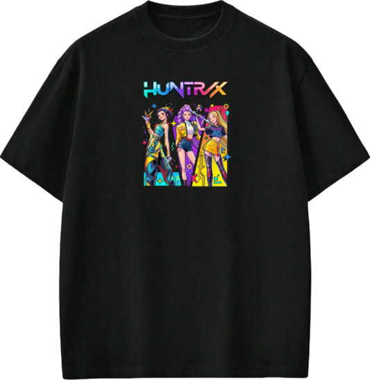 Hunterix kpop  t- shirt Black 13