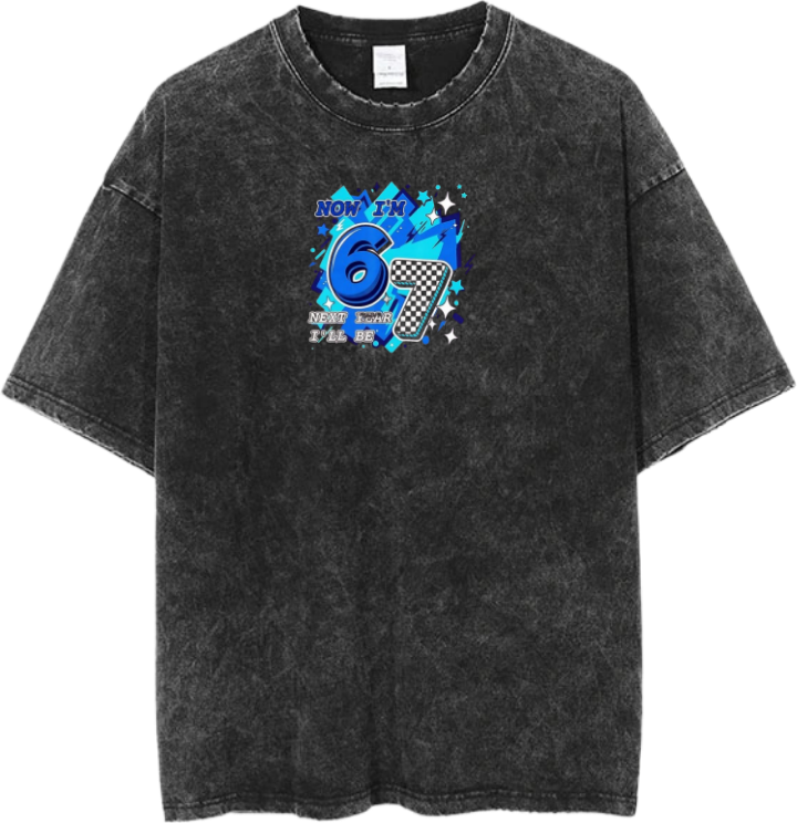 67 designs One Size t- shirt Washed 13