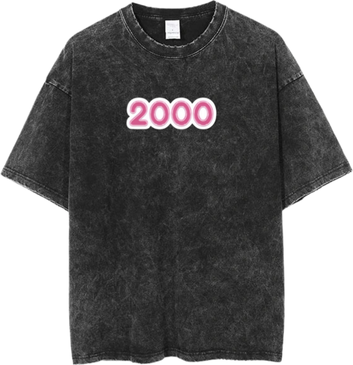 age t- shirt Washed 2000