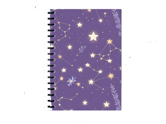 Notebook Purple Constellation 140