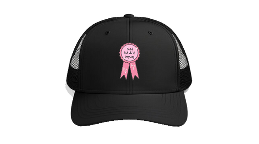 Baseball cap Black  Cried but did it anyway 186