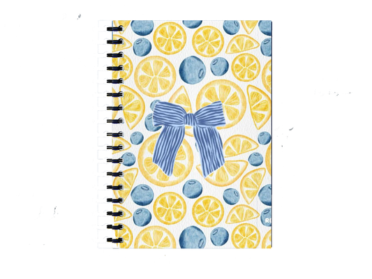Blue Bow Notebook A5 144