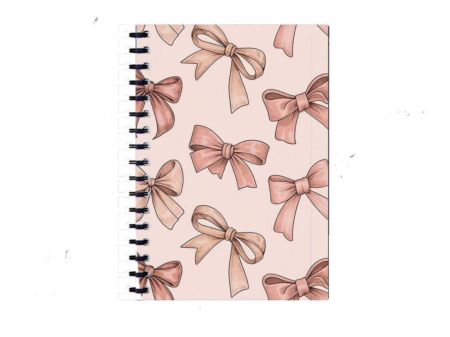 Pink Ribbon Bow Notebook A5 146