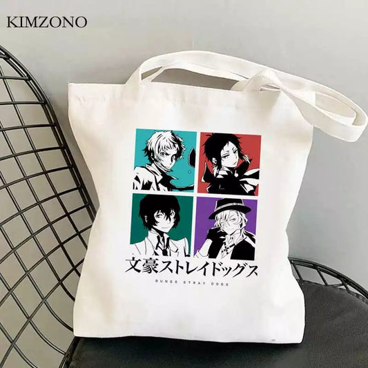 Bungo Stray Dogs tote bag beige 4
