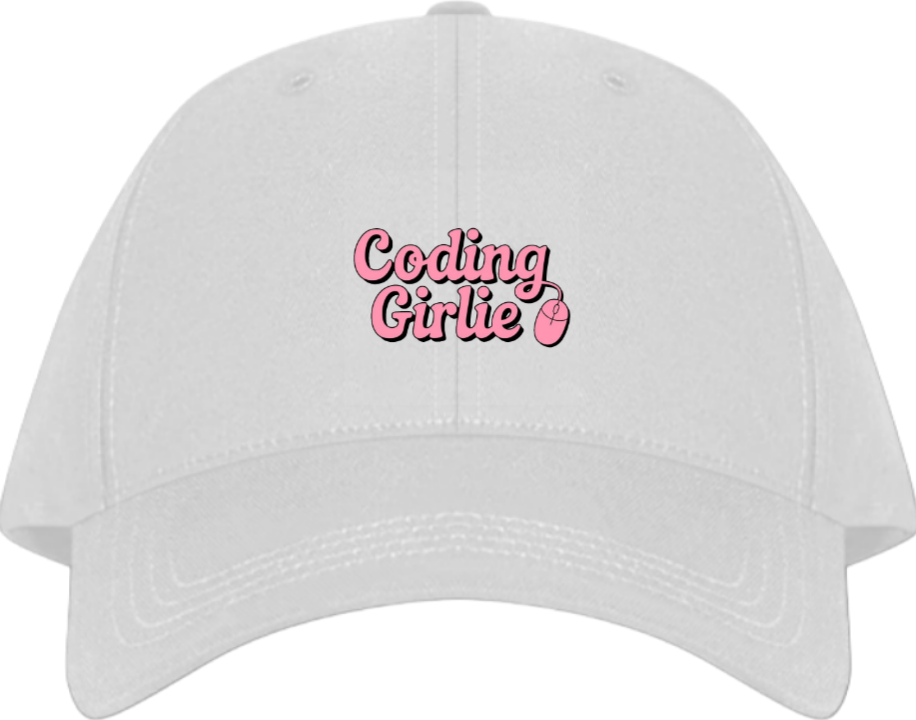 Coding Girlie Baseball cap White 142