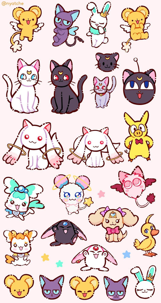 Demon Slayer Anime Stickers Pack - Cute Chibi Nezuko, Zenitsu, Romance, and Kawaii Vinyl Decals for Water Bottles, Laptops, Journals, Scrapbook, and Phone