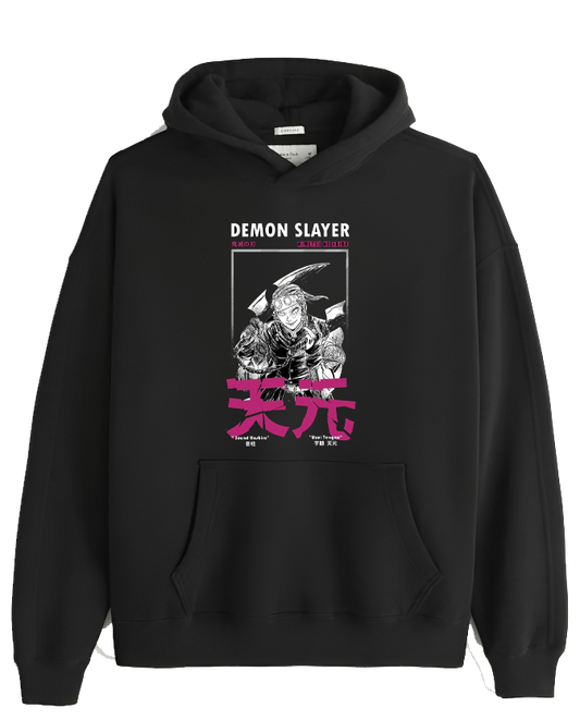 Anime Demon slayer nezuko tanjiro Oversize Hoodie Black 67