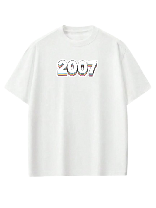 age t- shirt White 2007