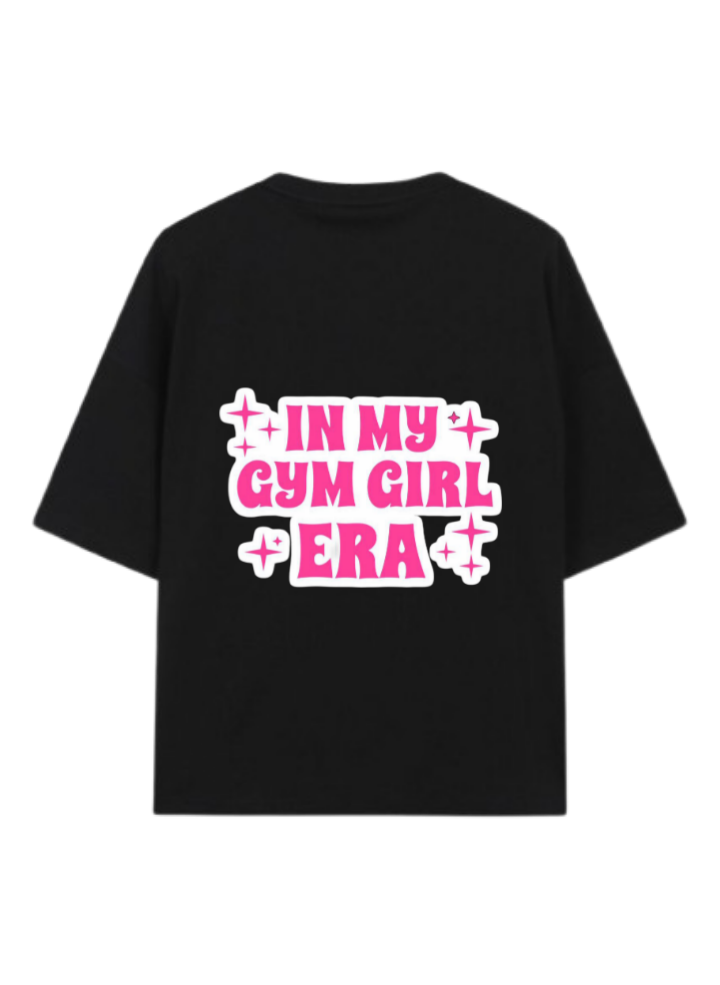 workout gym pilates One Size t- shirt Black Back 14