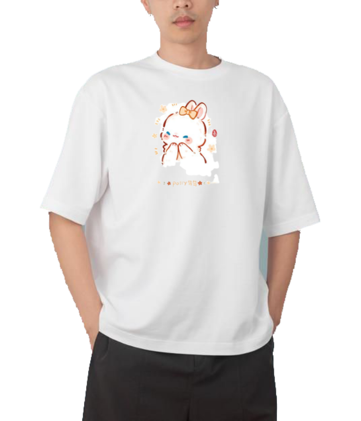 bunny One Size t- shirt White 14