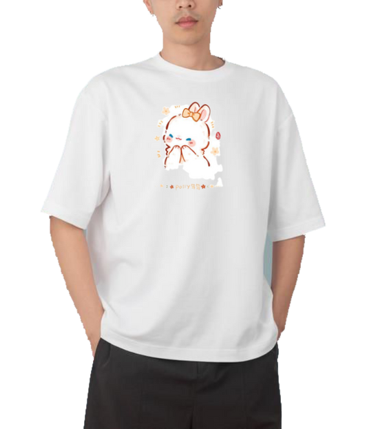 bunny One Size t- shirt White 14