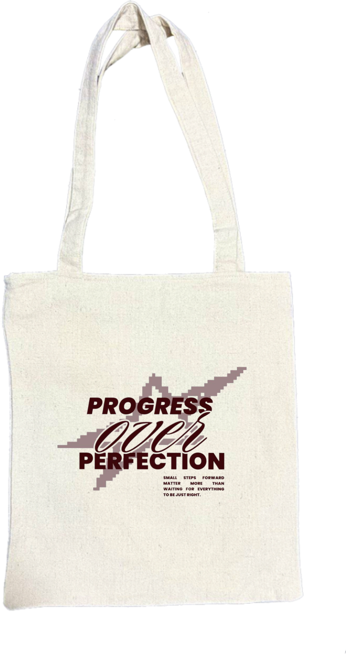 PROGRESS PERFECTION tote bag beige 73