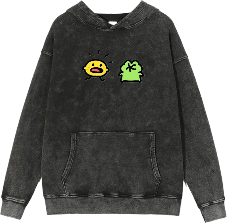 Frog Oversize Hoodie Washed 14