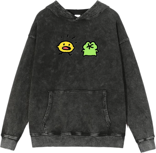 Frog Oversize Hoodie Washed 14