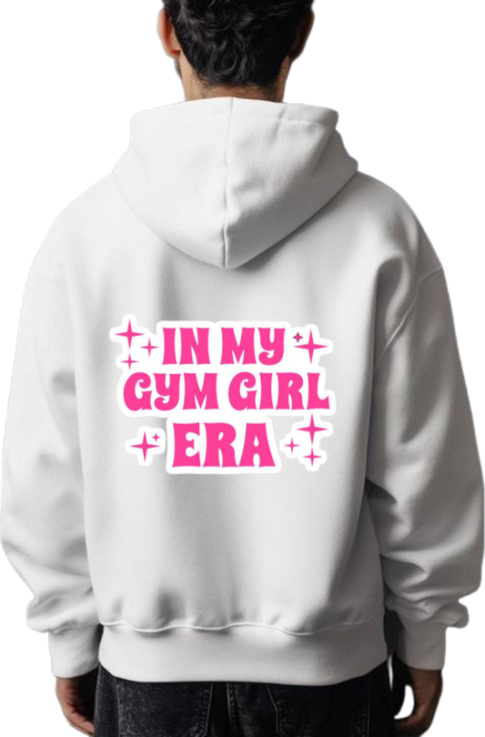 workout gym pilates Oversize Hoodie White Back 14