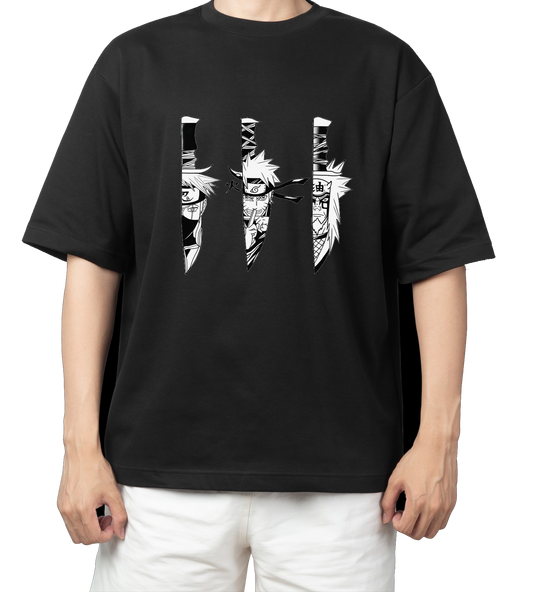 Naruto Shippuden t- shirt One Size Black 14