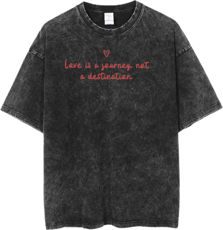 VaIentine coupIe One Size t- shirt Washed 14