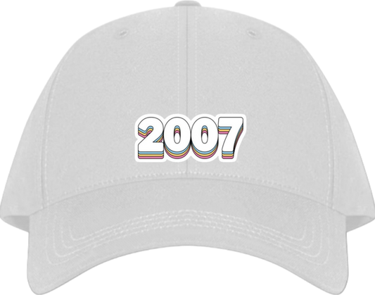 age Baseball cap White 2007