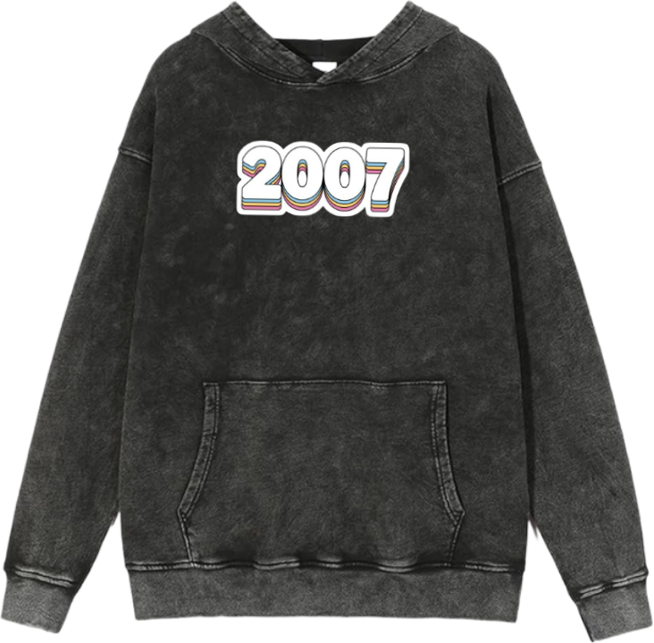 age Oversize  Hoodie Washed gray 2007