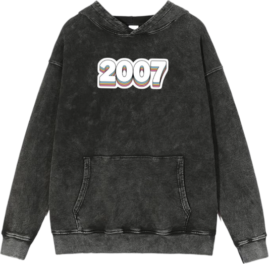 age Oversize  Hoodie Washed gray 2007