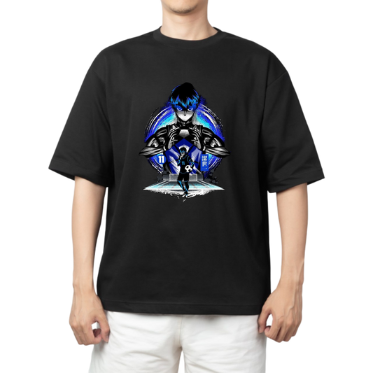 blue lock t- shirt One Size Black 32